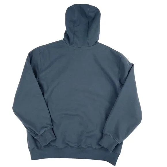 NEW Carhartt Rain Defender Large Pullover Hoodie 100615 472 Navy Blue Sweatshirt - Picture 5 of 8